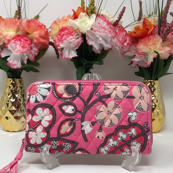 Vera Bradley Handbags - Vera Bradley Accordion Wallet Blush Pink NWT $44